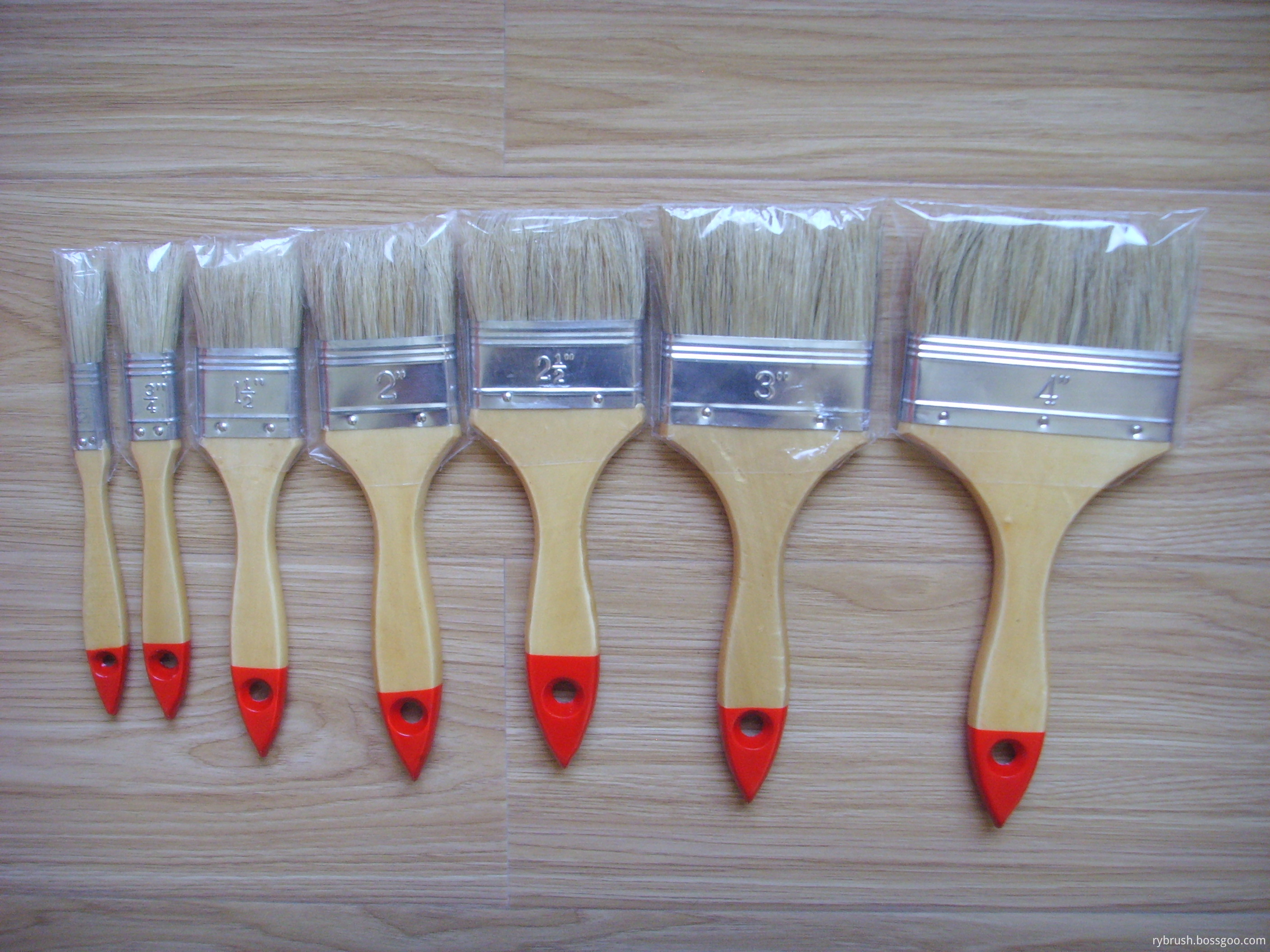 Paint Brush with Wooden Handle