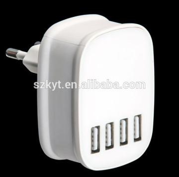 5V4.5A 4-port USB mobile phone chargers ,cell phone charger