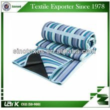 100%polyester woven fabric portable picnic blanket, waterproof blankets