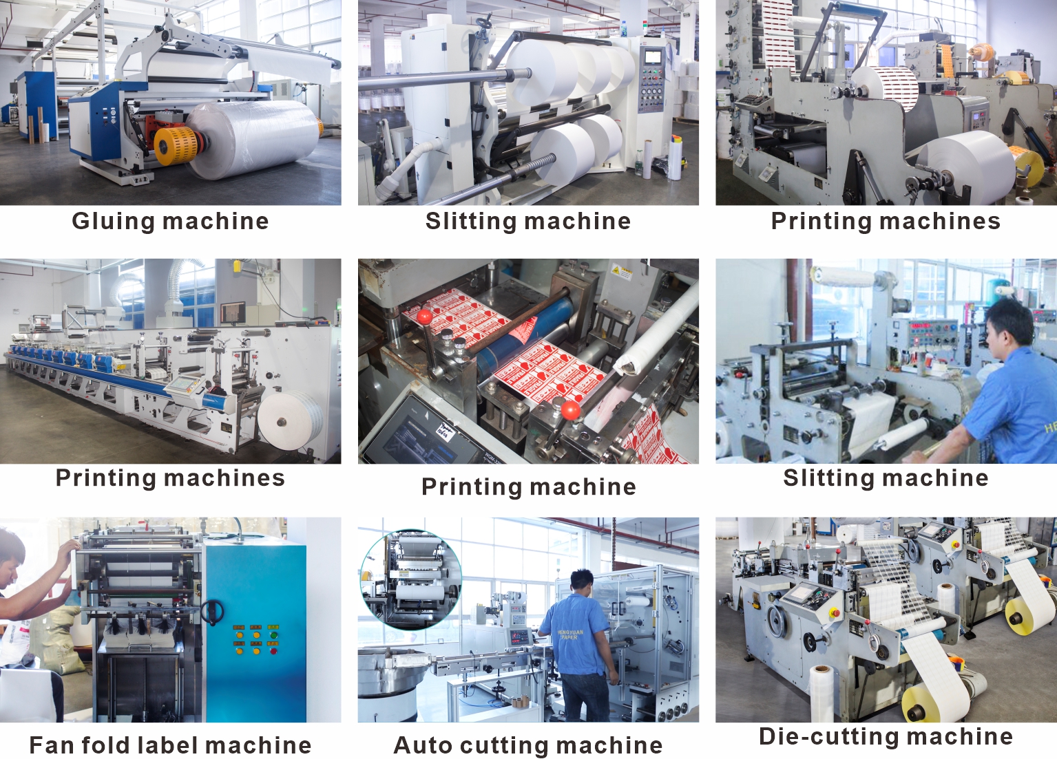 kinds of printing machine for chemistry label