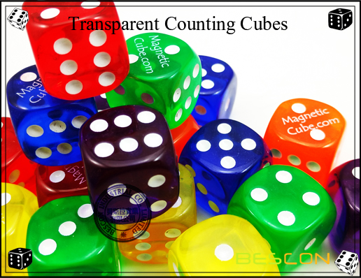Cubos de conteo transparente-4 Transparent Counting Cubes-4