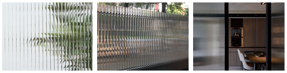 Weather resistant striped acrylic sheet