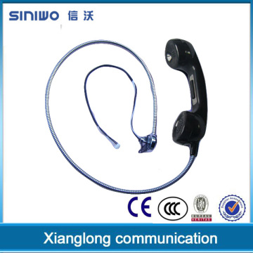 Good quality voip coin pay phone wall mounted corded telephone handset ptt headsets