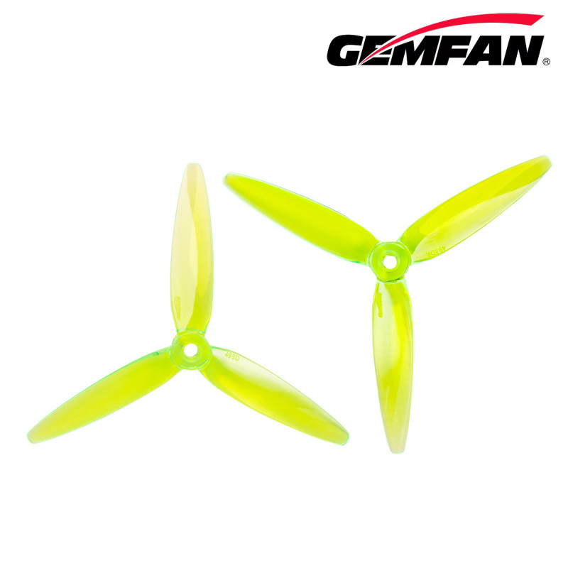 GEMFAN 5 Inch FPV Props 3D 493D PC 3 Blade for 3D Freestyle Flying