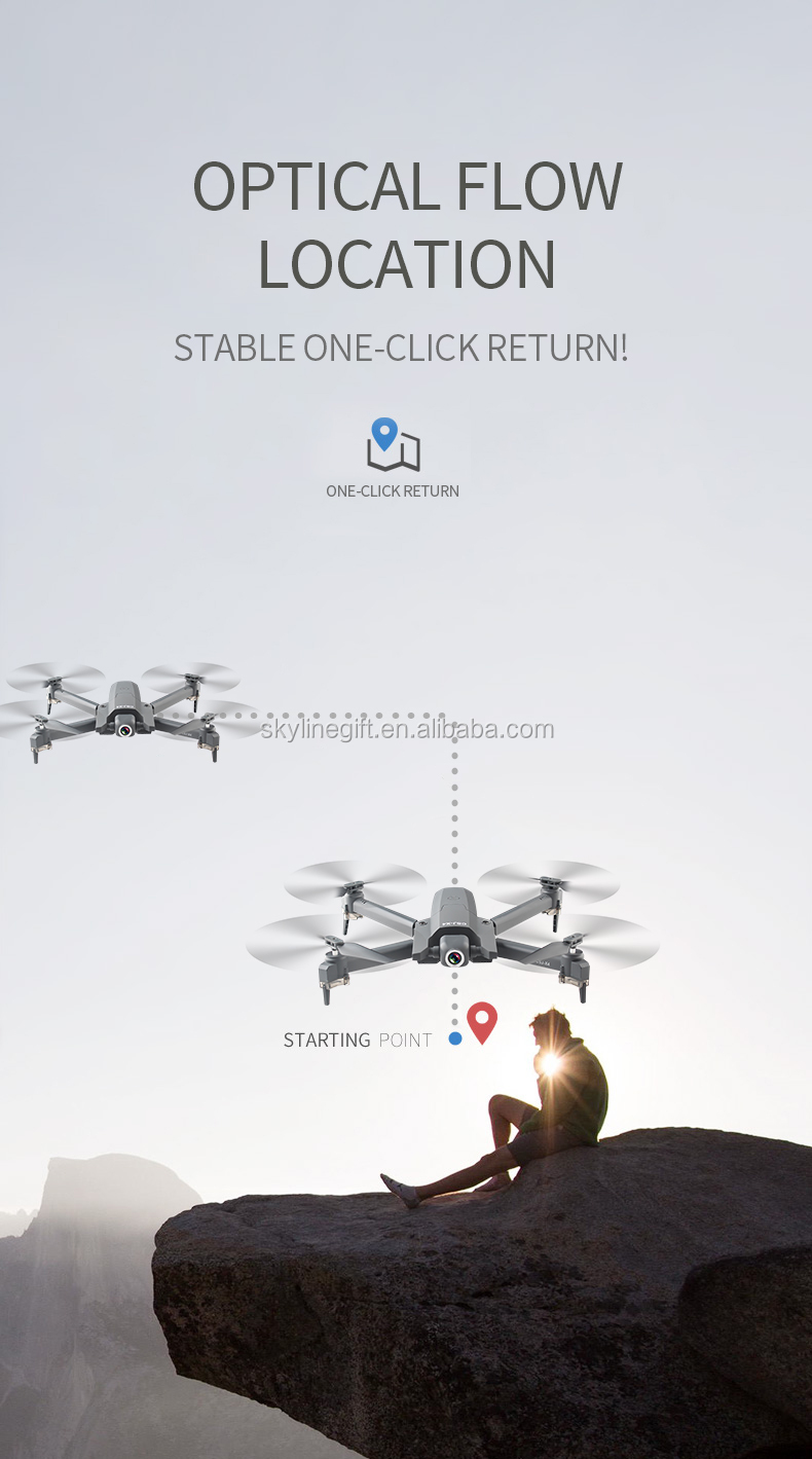 CSJ X4 Foldable Profissional Drone with HD 4K Camera WiFi FPV Wide Angle Optical Flow RC Quadcopter Christmas present Toys