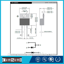 MUR1520 GPP chips silicon rectifier diode
