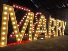 Outdoor Custom Sizes Marquee Letter Sign Hire