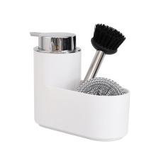 Kitchen Liquid Soap Dispenser with Brush Holder
