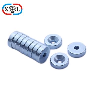 High quality strong Zn coating countersunk magnet