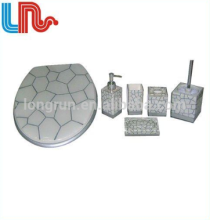 Colorful Printing Decorative polyresin Toilet Seat