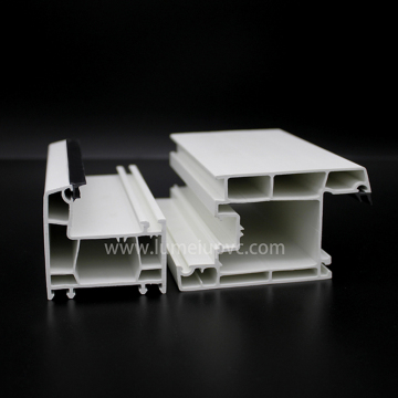 60mm Series Plastic UPVC Profiles/Extrusion PVC Profiles