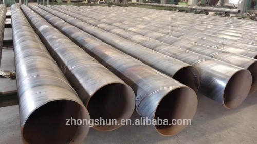 Spiral welded steel tube