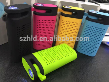hot new products 2017 music bluetooth speaker with led light torch