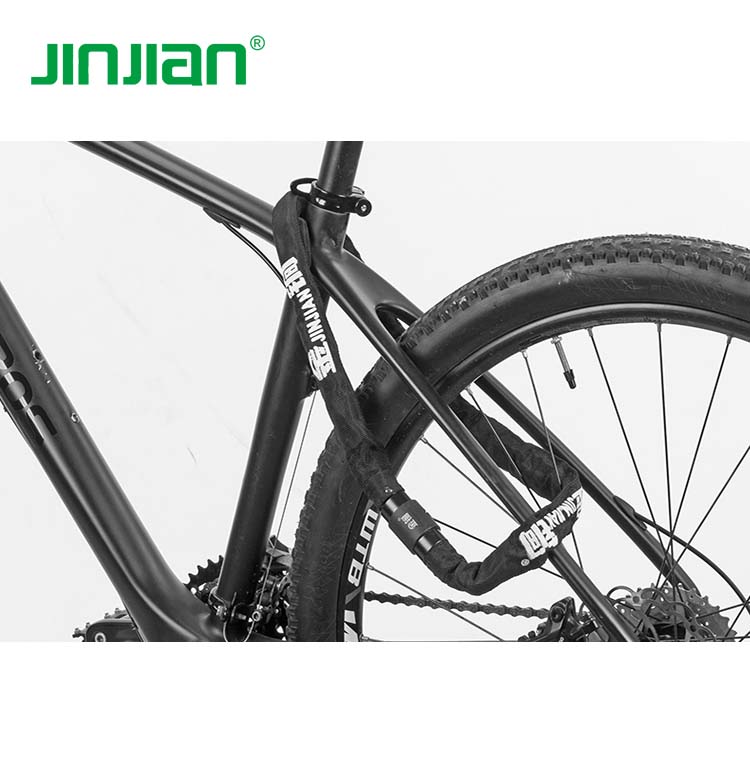 Heavy Duty Anti-Theft Bicycle Chain Lock with Keys Lock Chain for Bike, Motorcycle, Bicycle, Door, Gate, Fence, Grill(6mm Thick