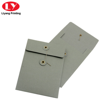 A5 Size Paper Envelope With Button String