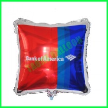 Customized square shaped foil Balloons for promotion