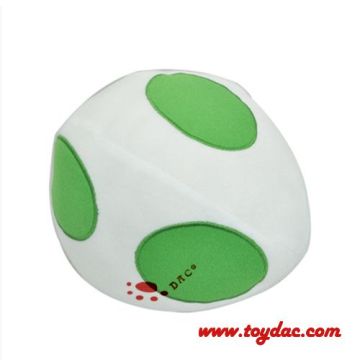 plush dinosaur egg cushion