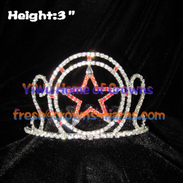 3inch Star Crystal Crowns For Princess