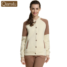 Qianxiu factory outlets price winter ladies cotton pyjamas