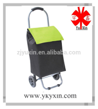 Shopping trolley / Folding shopping bag with trolley / Shopping trolley with two wheels