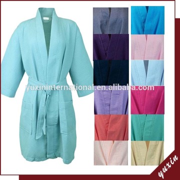 Hotel kimono waffle robe weave bath robe bathrobe WR0001
