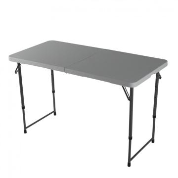 4 feet hollow blowing plastic folding table