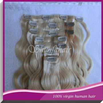 5ATop Grade Indian Remy Clip In Hair Extensions,human brazilian virgin kinky straight clip in hair extensions