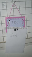 new Mini color white board,home memo board with photo frame