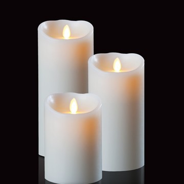 Gading flicker luminara flameless pilar lilin