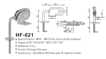 furniture headrest mechanism ,ratchet hinges HF021