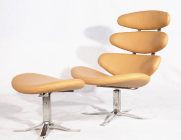 Genuine leather corona chair replica