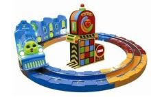 Carousel Train Track Kiddy Ride Game Machine For Amusement Park Hr-qf019