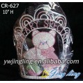 Custom Full Rhinestone Animal Bear Crowns Kids