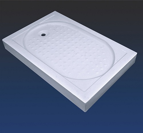 acrylic fiberglass deep shower base for bathroom design