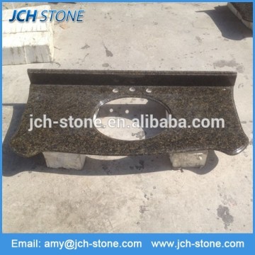 China supplier single hole granite vanity top
