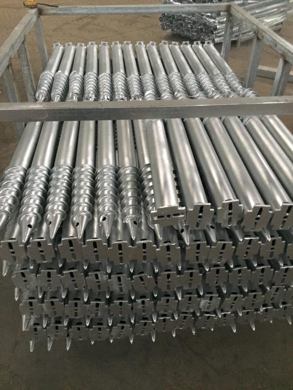 Different Flange Ground Screw Pile Helical Piers