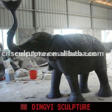 Fiberglass elephant statue