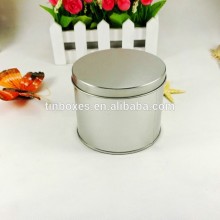 metallic color printing wholesale size 100 mm diameter silver can