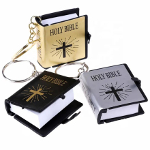 Christian Mini Holy Bible Keychain: Unique Promotional Gift and Versatile Pocket Accessory