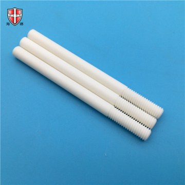 abrasion resistant 99% alumina ceramic thread rod shaft