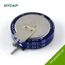 5.5V 1.5F V type coin ultra capacitor for meters