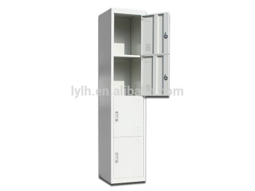 metal storage locker with different locks