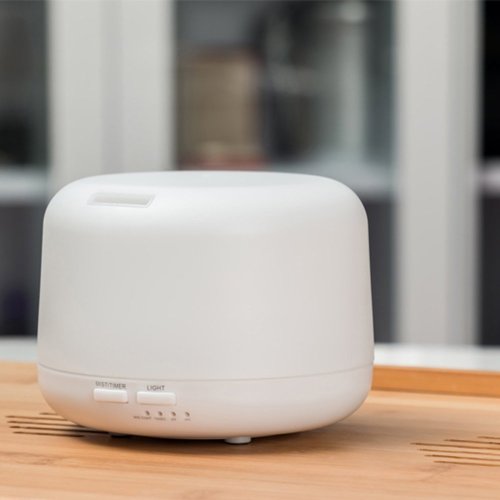 500ml Portable White Ultrasonic Aroma Essential Oil Diffuser