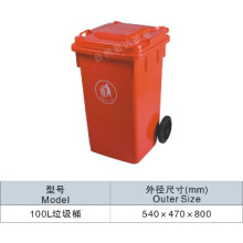 100L Trash Can Recycling bin Thermoplastic Refuse Containers