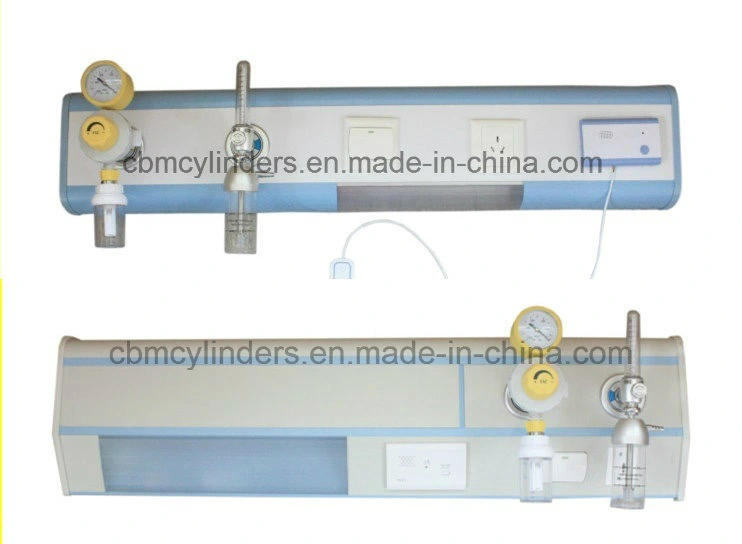 DIN Oxygen Flowmeters with 400ml Humidifiers