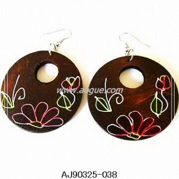 lovely wooden earring