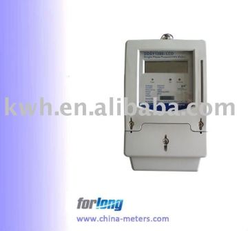 CE certified single phase prepay energy meter(LCD version)