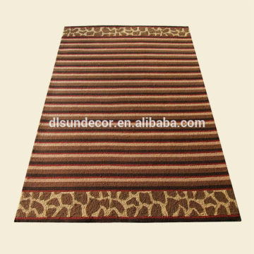 100% PP hand hooked outdoor rugs