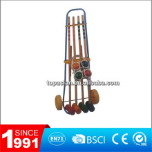 Croquet game with cart
