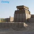 Muro de arena militar Hesco Barrera / Defensive Flood Sandbags Gabion Walls en venta